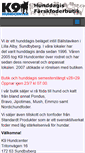 Mobile Screenshot of k9hundcenter.se