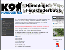 Tablet Screenshot of k9hundcenter.se